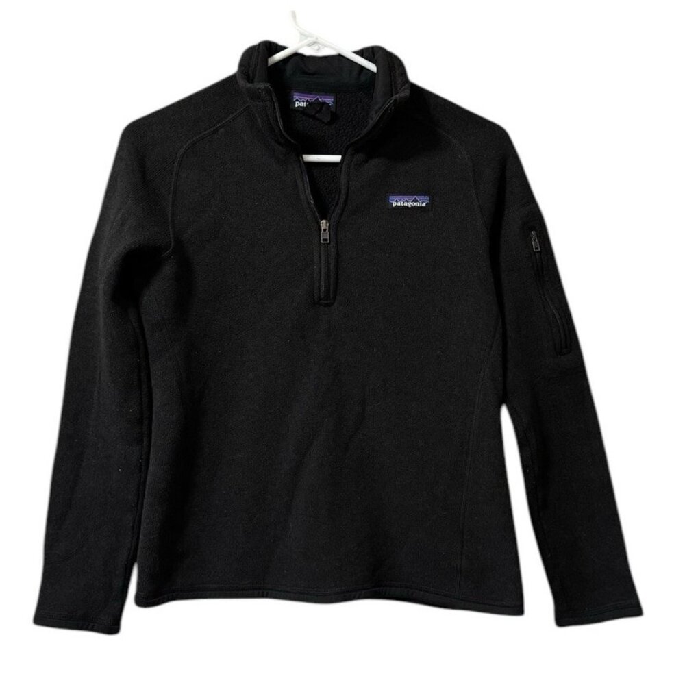Patagonia Jacket Women Size S Black Better Sweater Fleece Jumper Outdoors Preppy